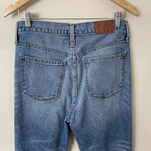 Madewell Retro Crop Bootcut Two-Tone High Rise Jeans Women’s 28 Fits 31 x 24 - Picture 8 of 10